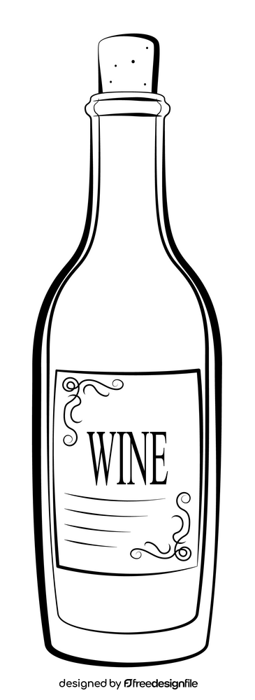 Wine Bottle Black And White Clipart Free Download Wine Bottle Black And White Clipart Free Download