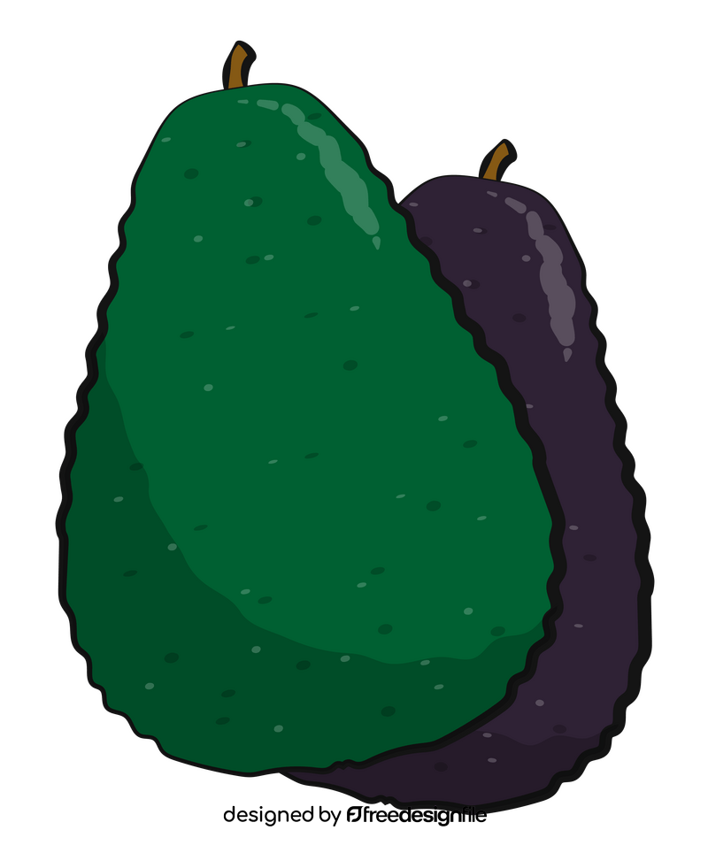 Avocado fruit clipart