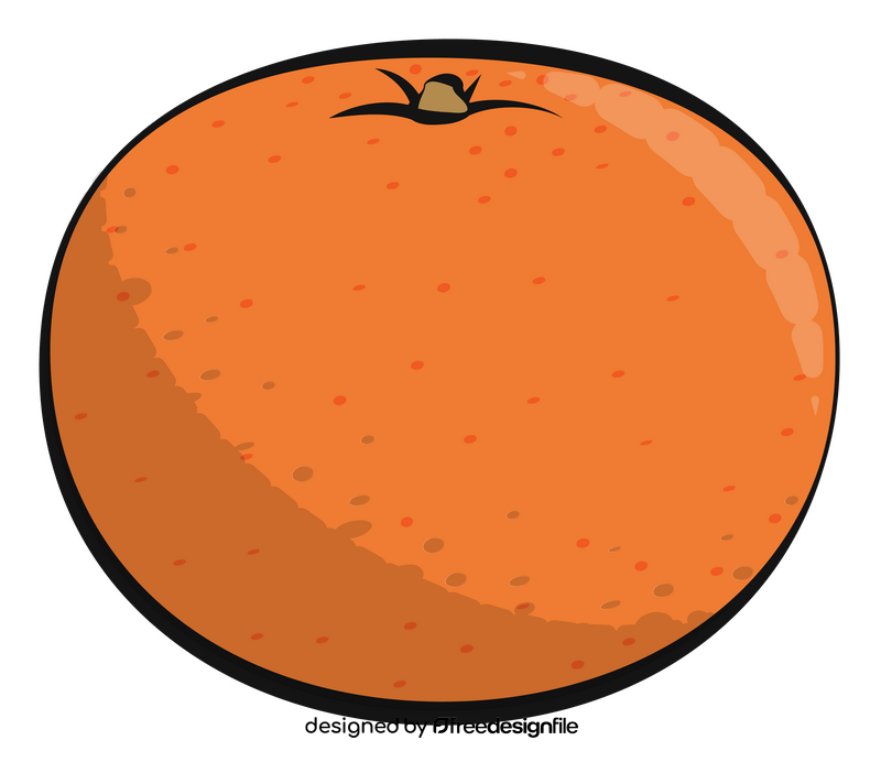 Orange fruit clipart