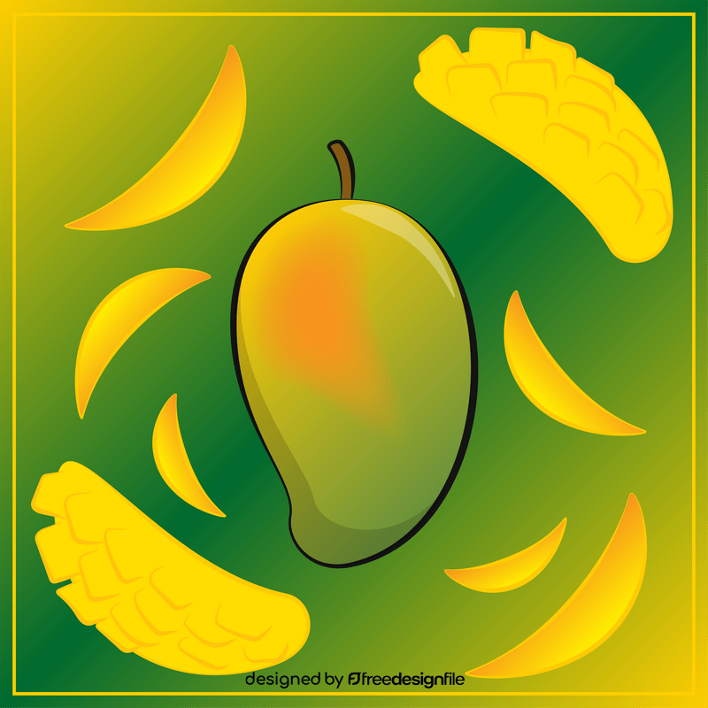 Mango fruit vector