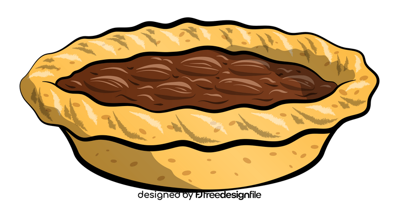 Pecan pie clipart