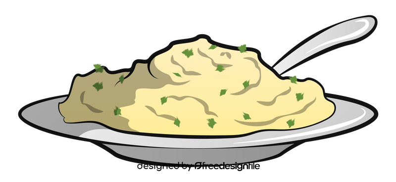 Mashed potato clipart