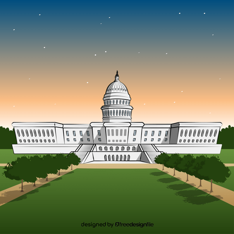 Capitol hill vector