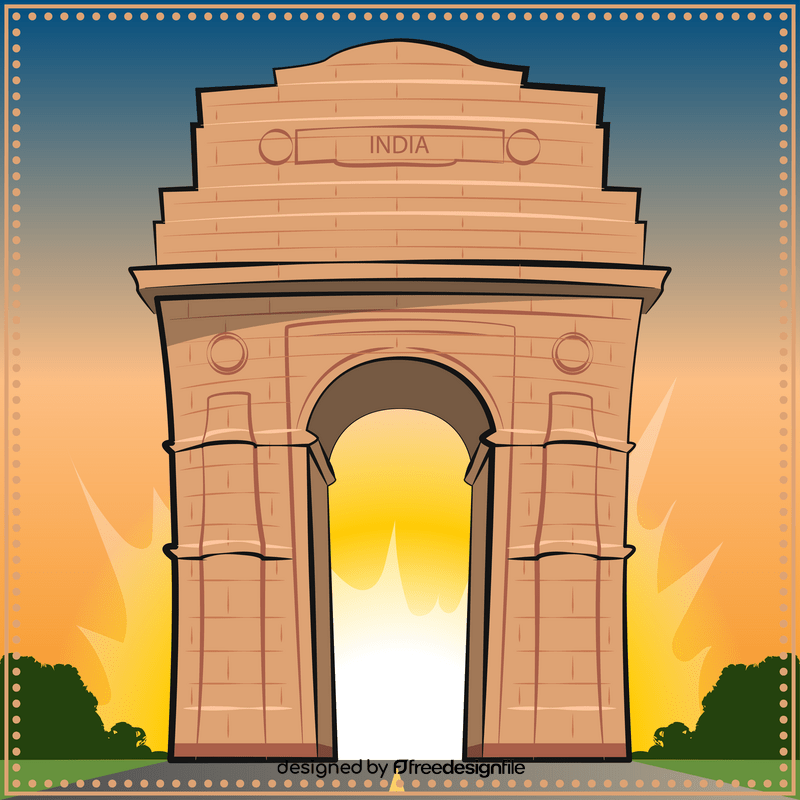 India gate vector