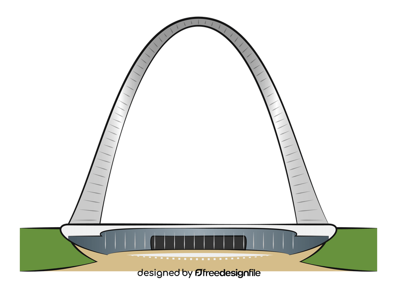 Gateway arch clipart