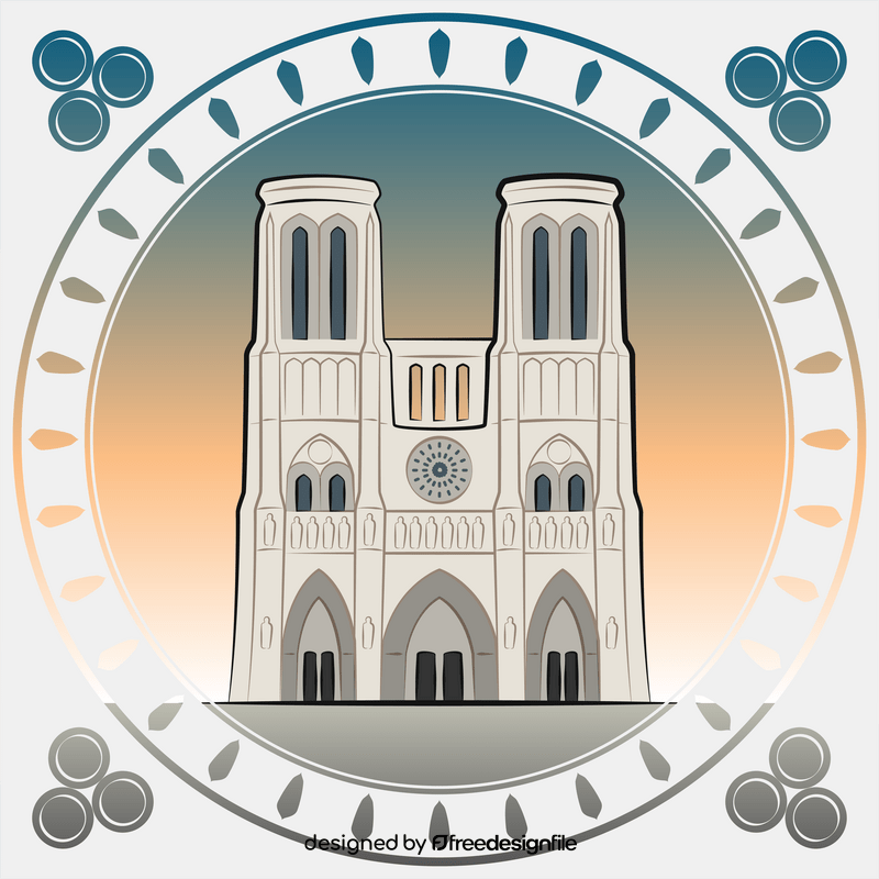 Notre dame vector