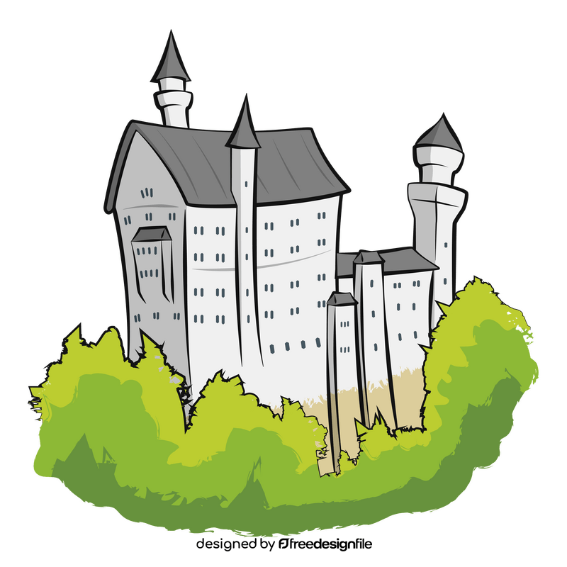 Neuschwanstein castle clipart