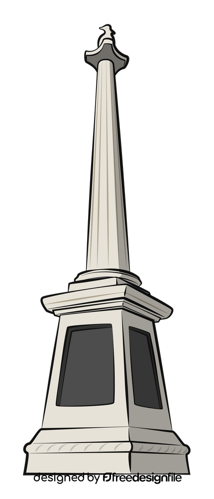 Nelson's column clipart