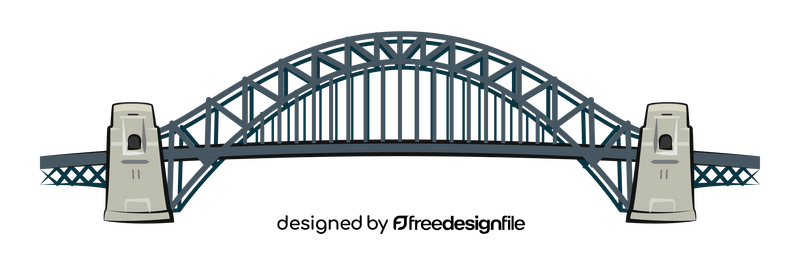 Sydney harbour bridge clipart