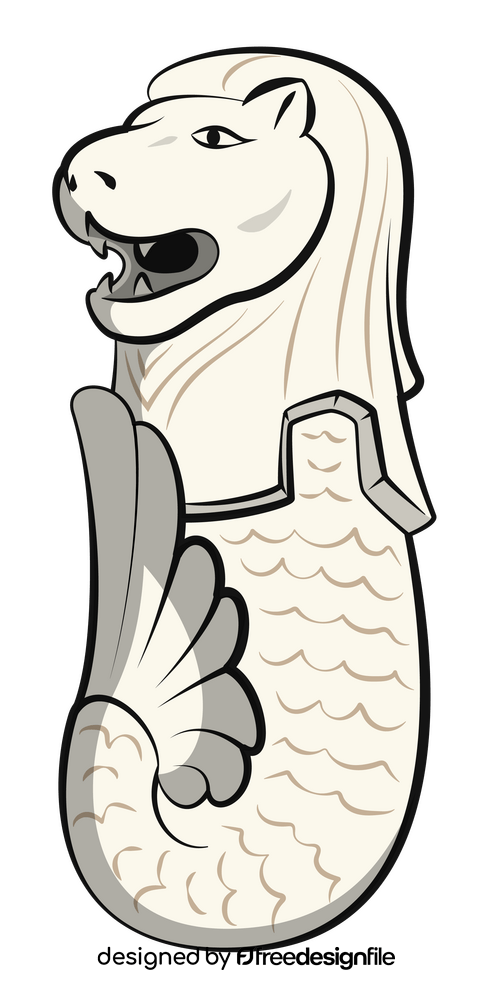 Merlion clipart