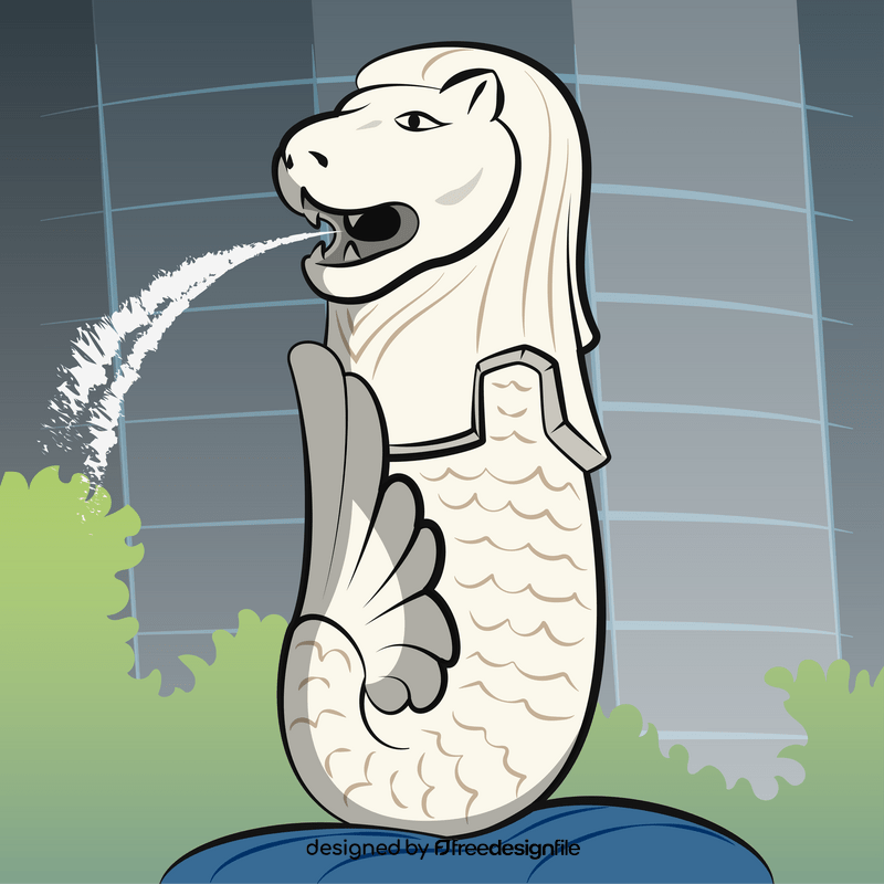 Merlion vector