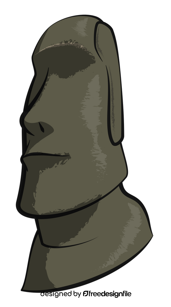 Moai clipart