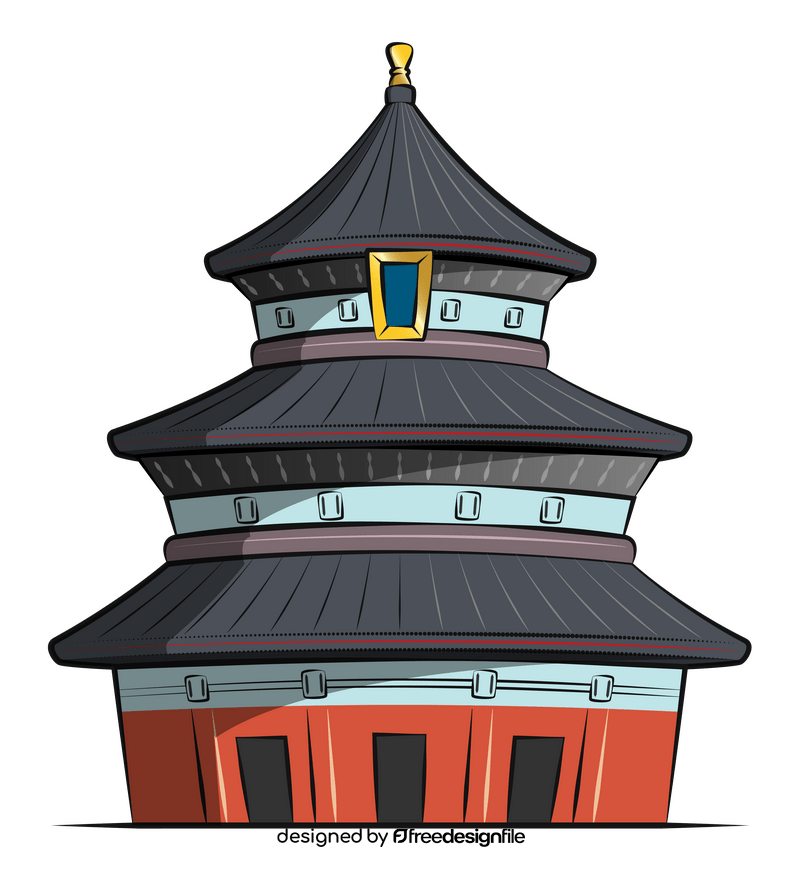 Temple of heaven clipart