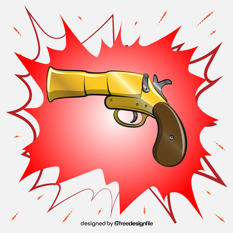 Flare gun vector