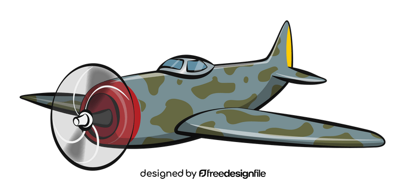 Fighter plane clipart