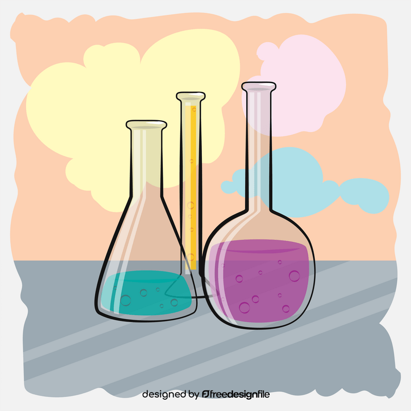 Flasks vector