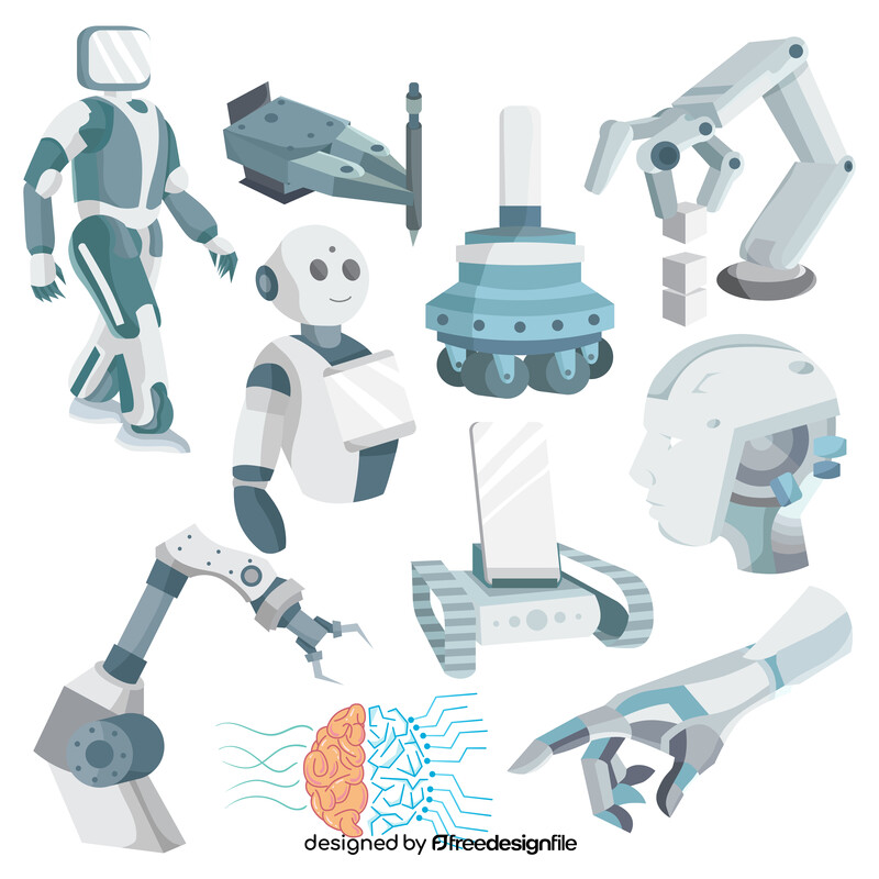 Robots set vector