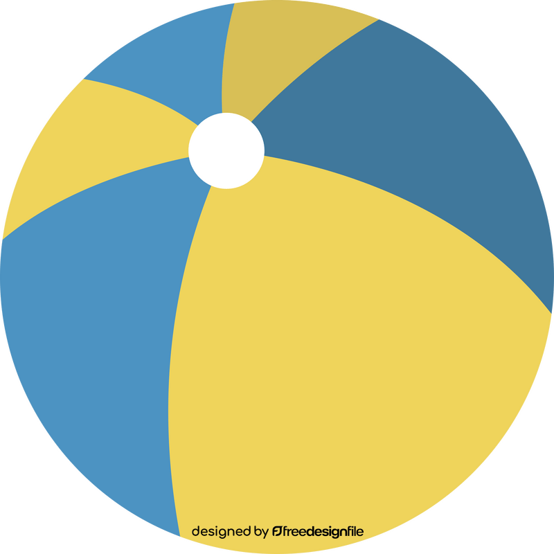 Beach ball clipart