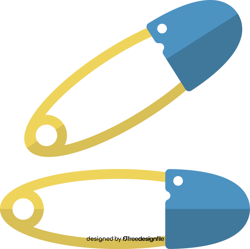 Safety pin clipart