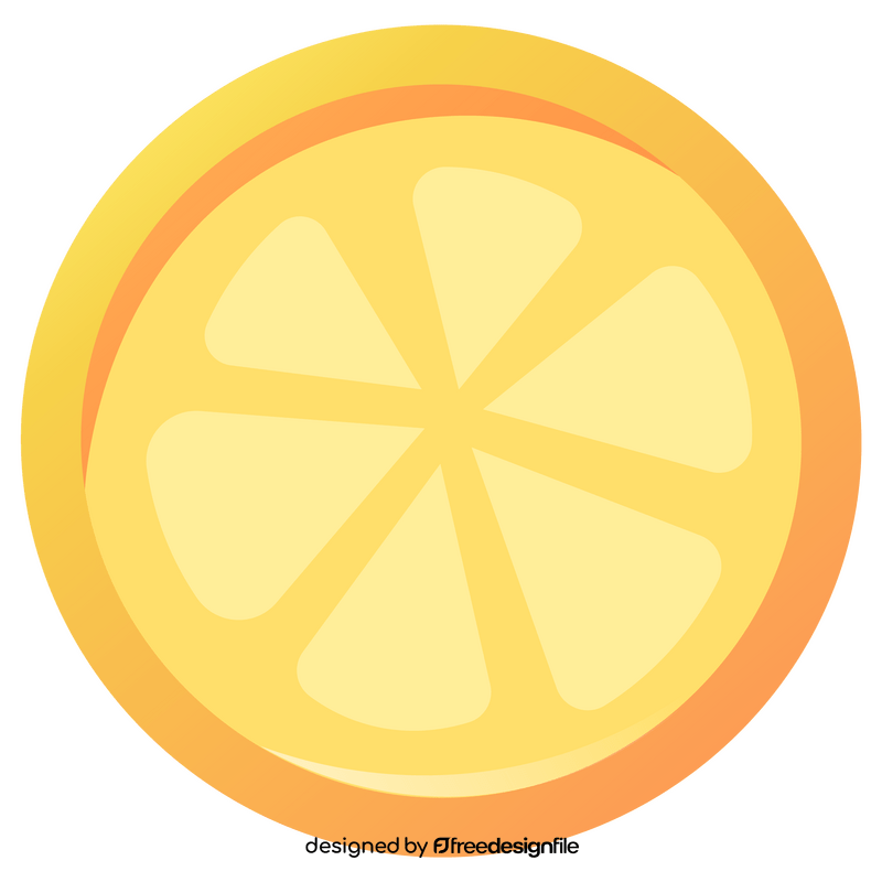 Lemon circle png clipart