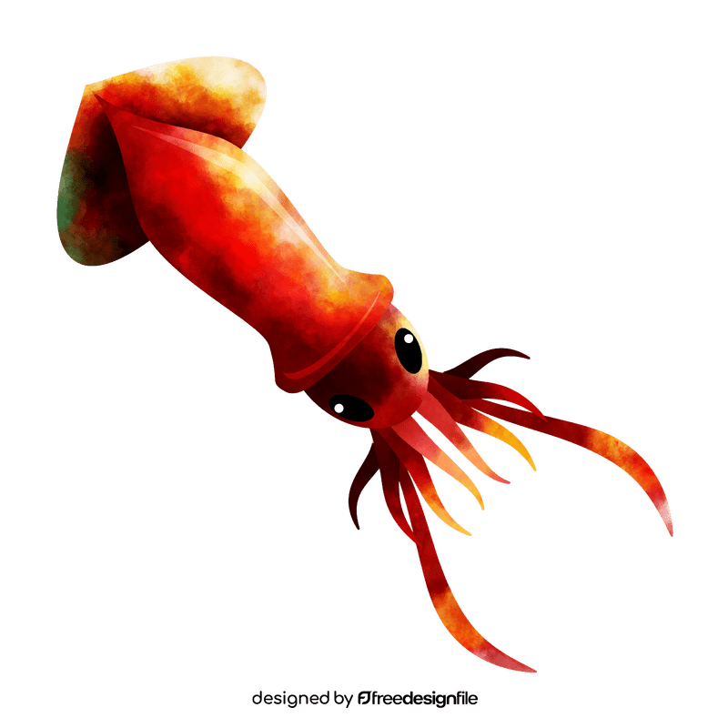 Squid clipart