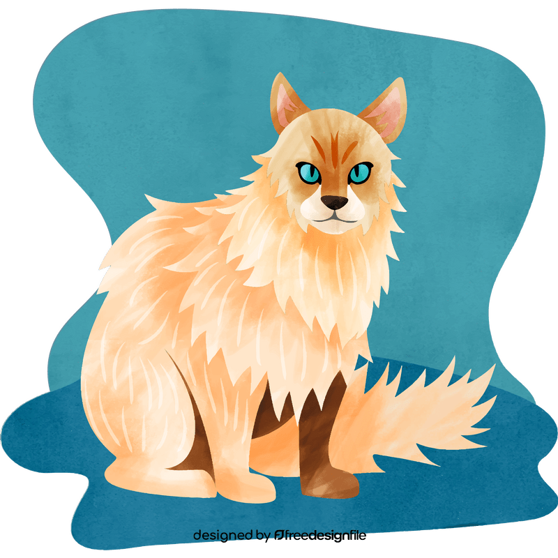 Ragamuffin cat vector