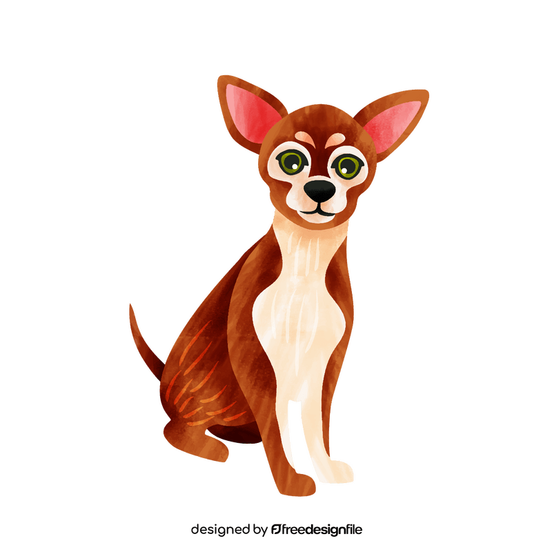 Chihuahua dog clipart