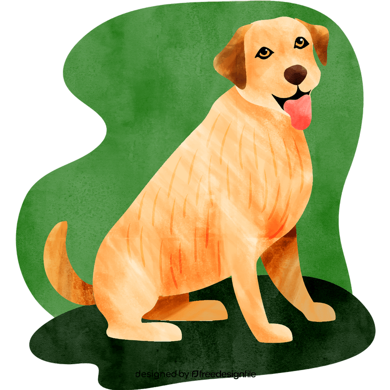 Labrador dog vector