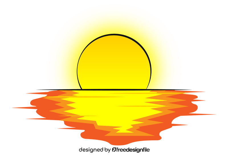 Sunset clipart