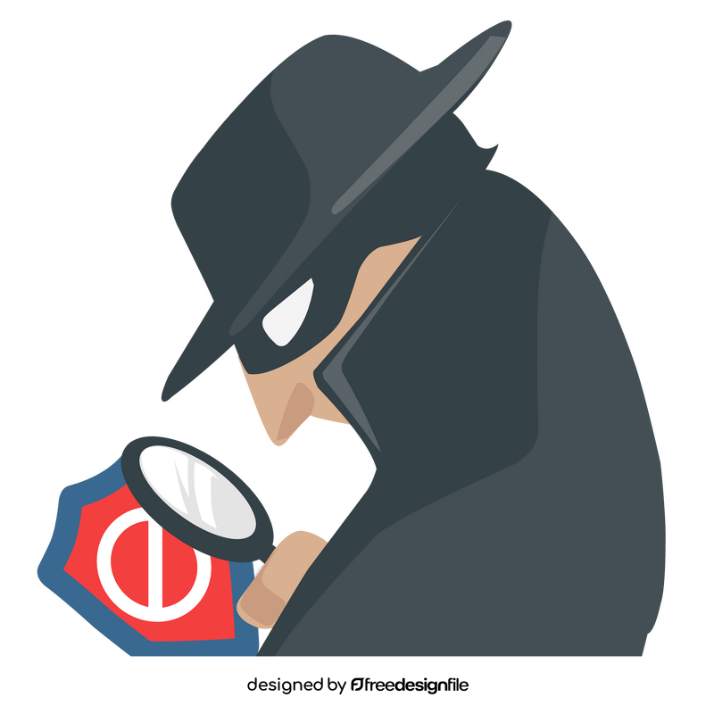 Anti spyware icon clipart