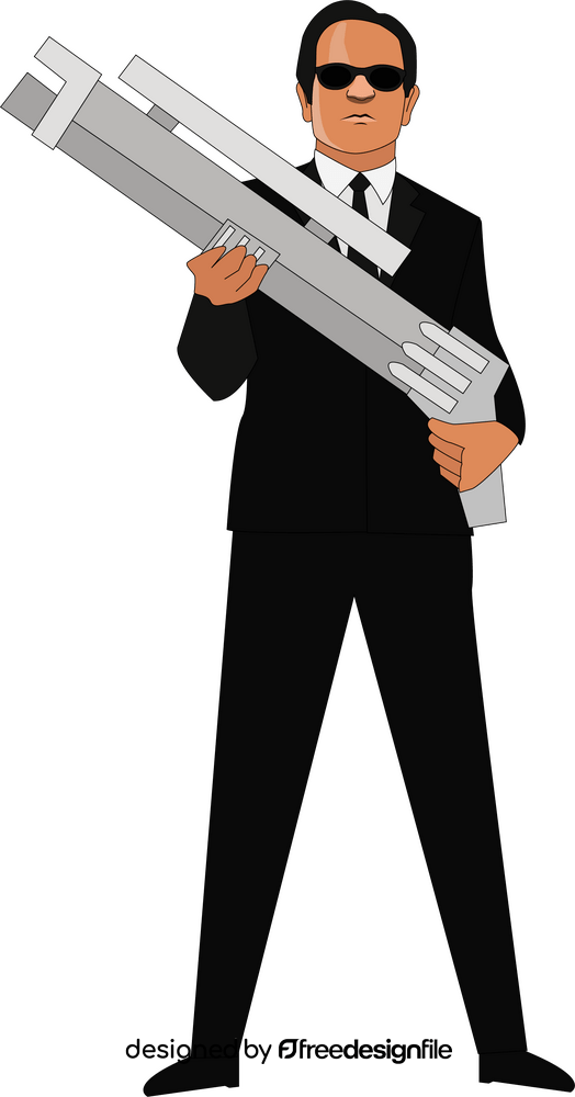 Agent K MIB clipart