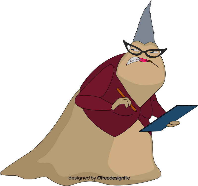 Roz Monster inc clipart