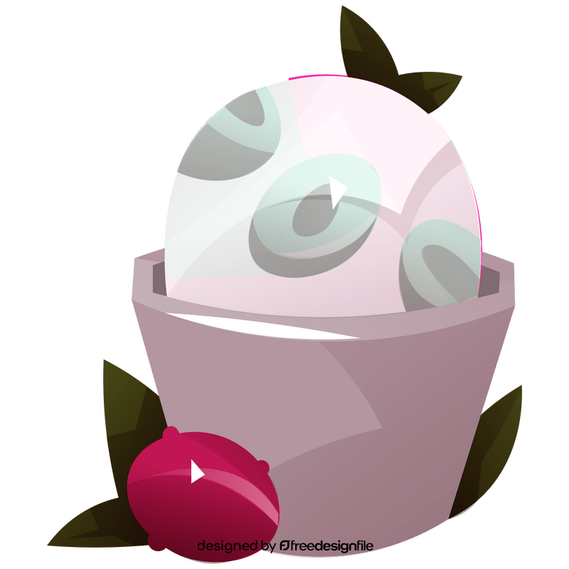 Lychee jelly clipart