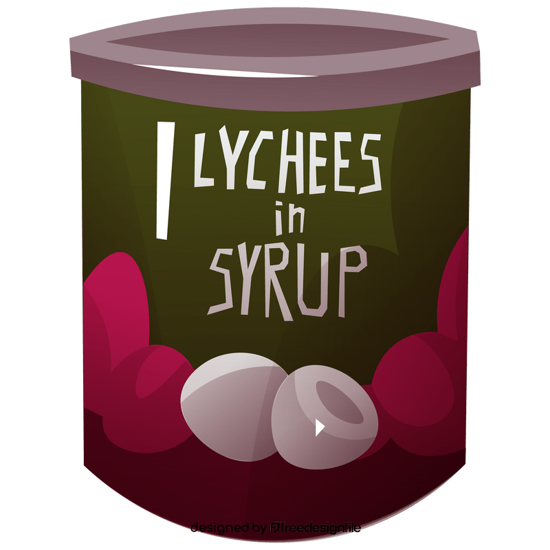 Lychee syrup clipart