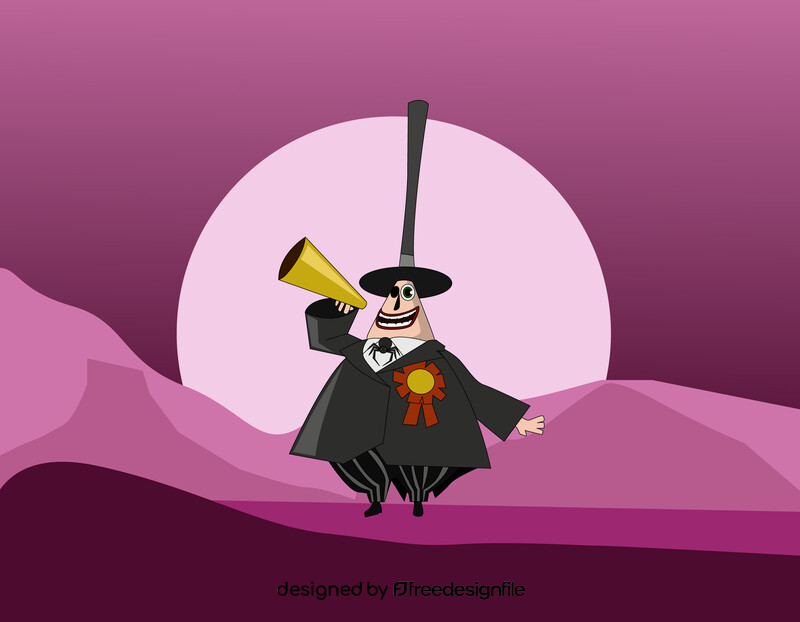 Mayor cartoon vector