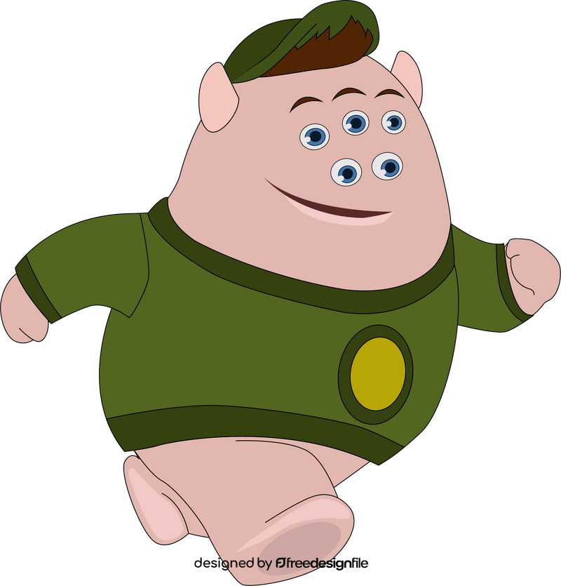 Squishy cartoon character clipart