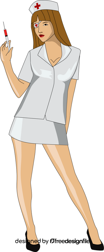 Devil nurse drawing clipart