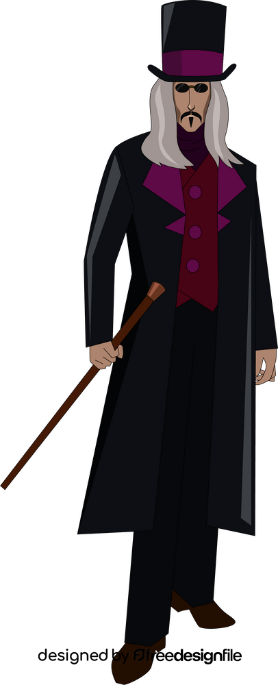 Count Dracula drawing clipart