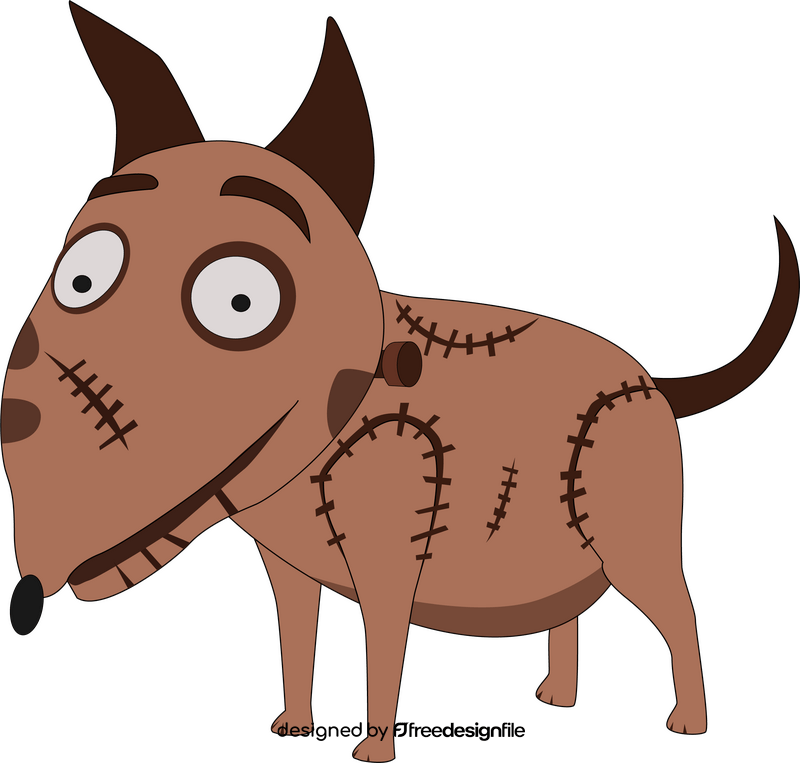 Sparky dog drawing clipart