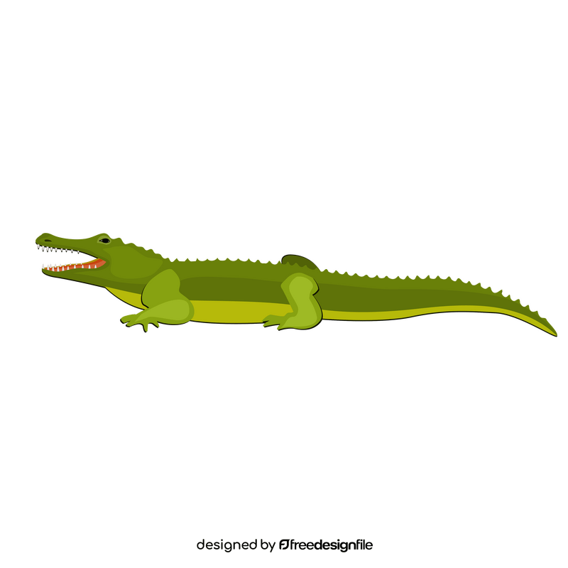 Crocodile clipart