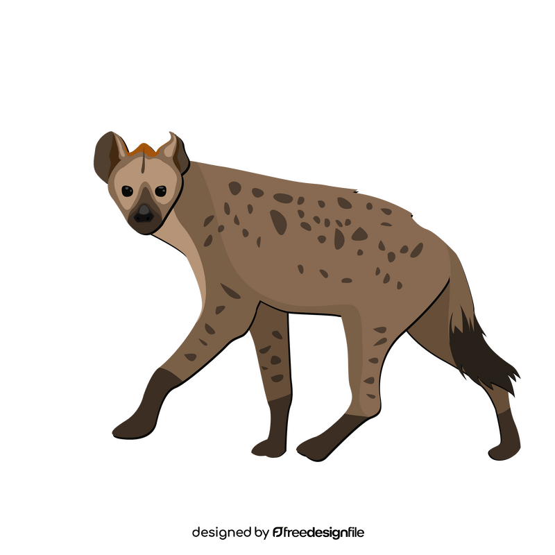 Hyena clipart