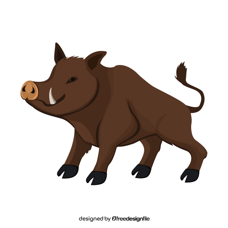 Wild boar clipart