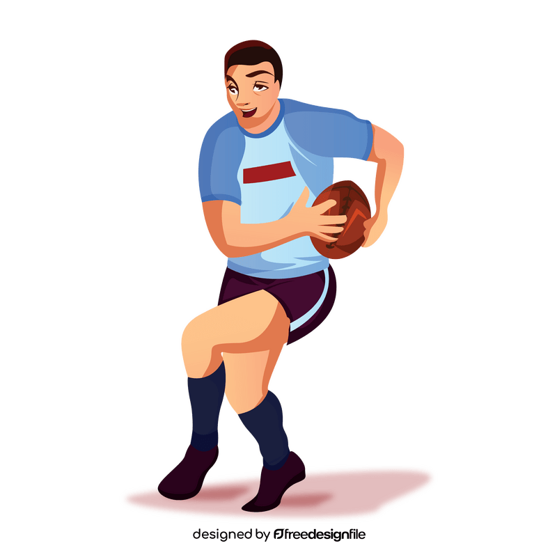 Rugby player clipart