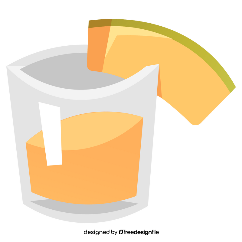Melon juice clipart