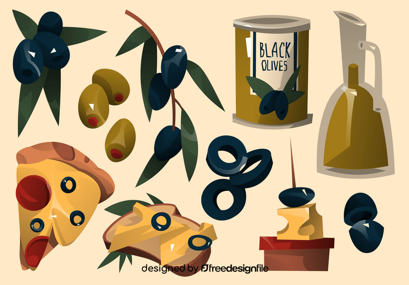 Olives vector