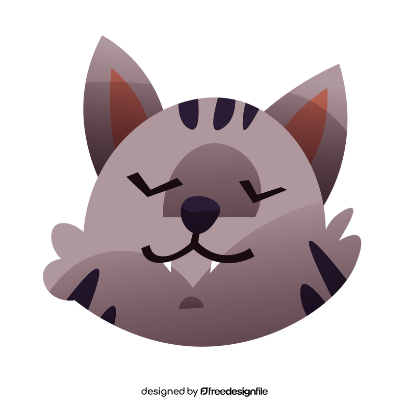 Proud cat cartoon clipart