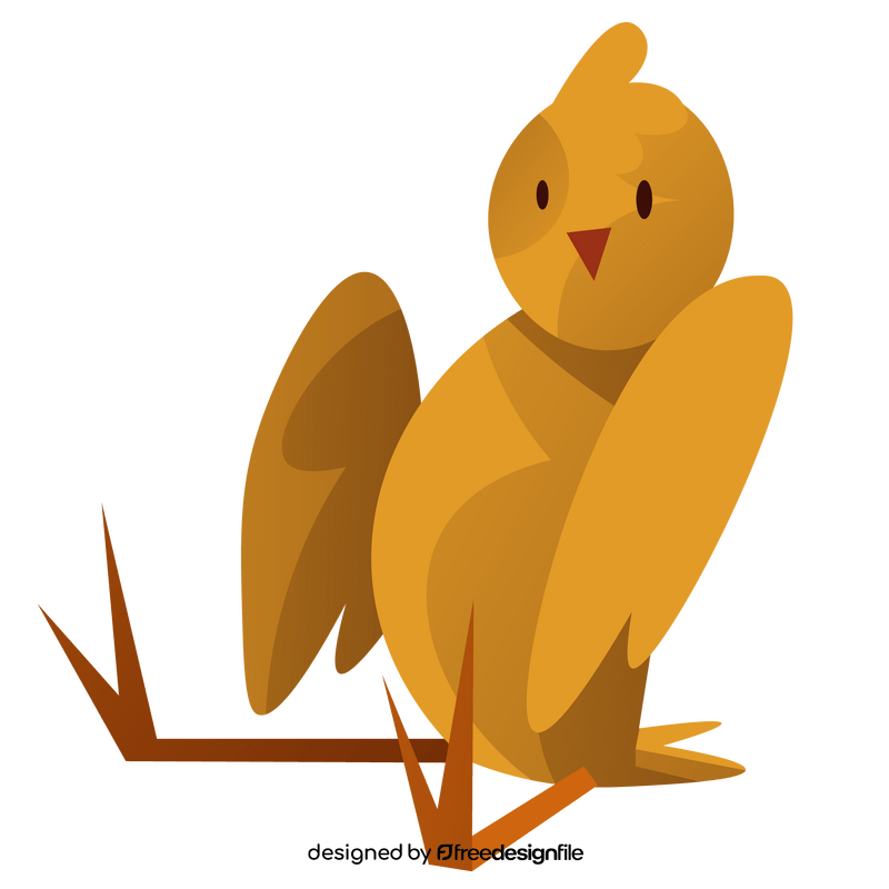 Cartoon chick clipart