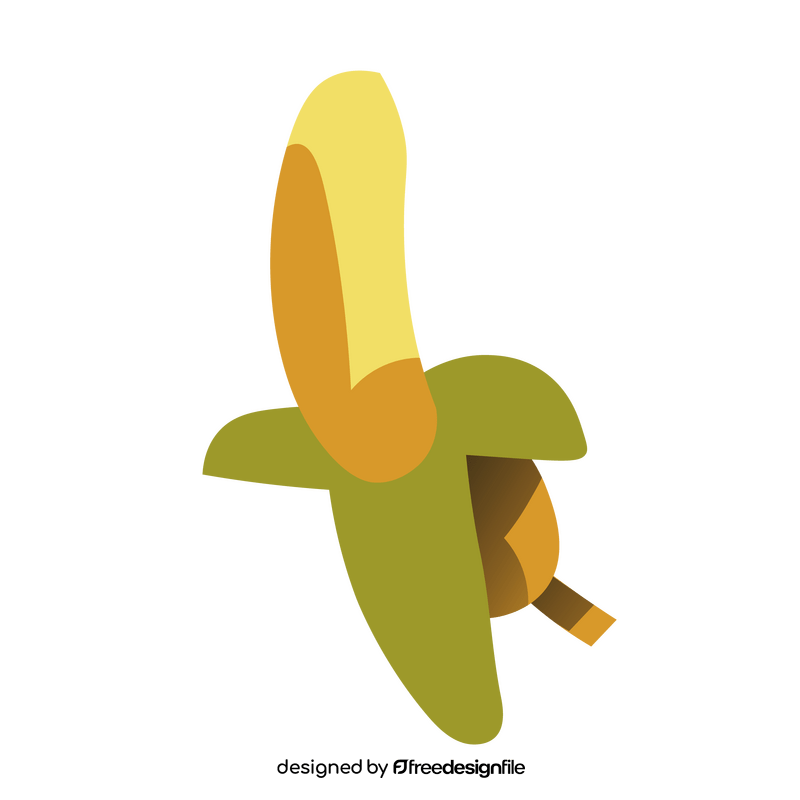 Banana cartoon clipart