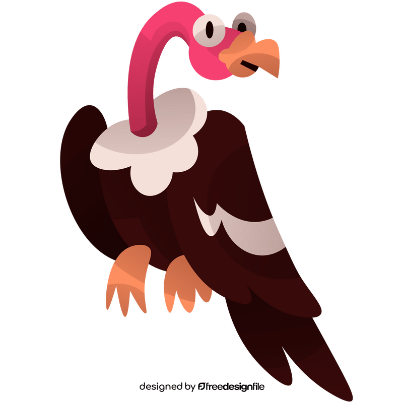 Condor bird cartoon clipart