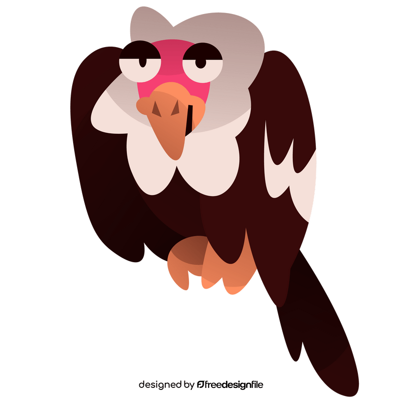 Condor sitting clipart